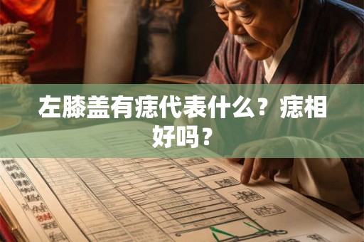 左膝盖有痣代表什么？痣相好吗？