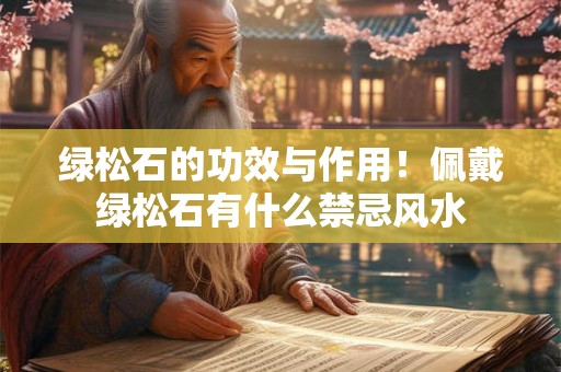绿松石的功效与作用！佩戴绿松石有什么禁忌风水