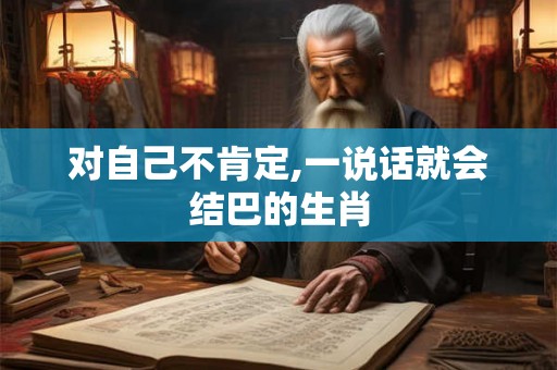 对自己不肯定,一说话就会结巴的生肖