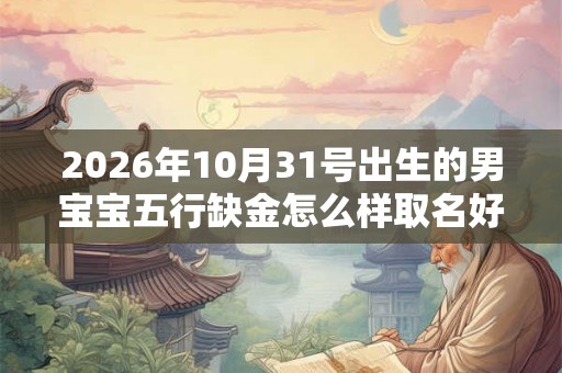 2026年10月31号出生的男宝宝五行缺金怎么样取名好