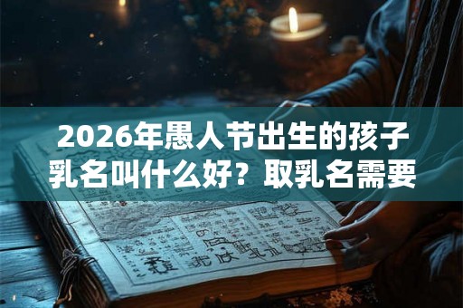 2026年愚人节出生的孩子乳名叫什么好?取乳名需要注意是什么? 2026年愚人节出生的孩子乳名叫什么好?取乳名需要注意是什么?