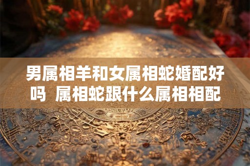 男属相羊和女属相蛇婚配好吗  属相蛇跟什么属相相配