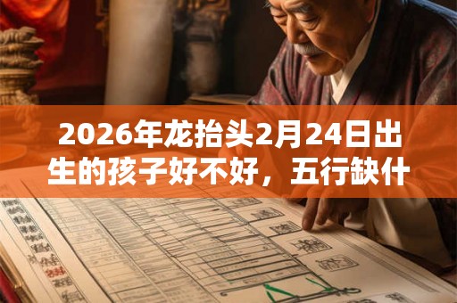 2026年龙抬头2月24日出生的孩子好不好,五行缺什么? 2026年龙抬头2月24日出生的孩子好不好,五行缺什么?
