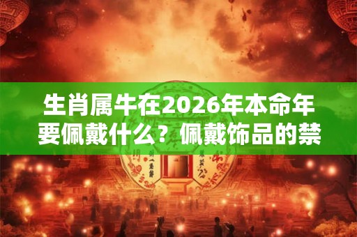生肖属牛在2026年本命年要佩戴什么？佩戴饰品的禁忌介绍