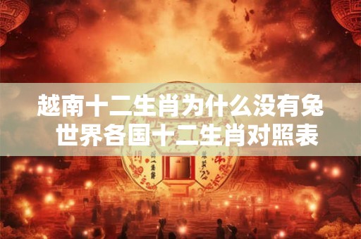越南十二生肖为什么没有兔  世界各国十二生肖对照表