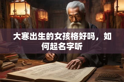 大寒出生的女孩格好吗,如何起名字听 大寒出生的女孩格好吗,如何起名字听