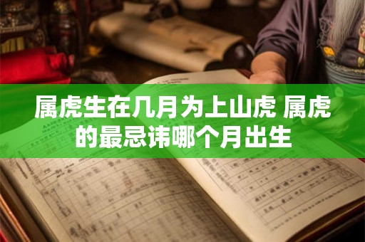 属虎生在几月为上山虎 属虎的最忌讳哪个月出生