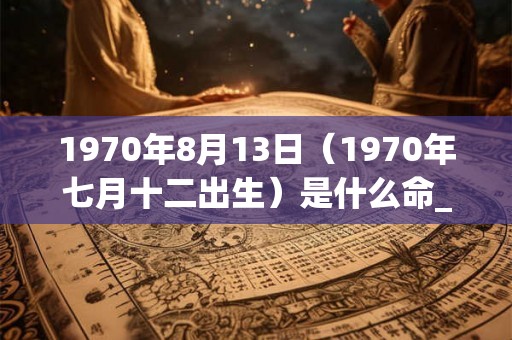 1970年8月13日（1970年七月十二出生）是什么命_命运如何