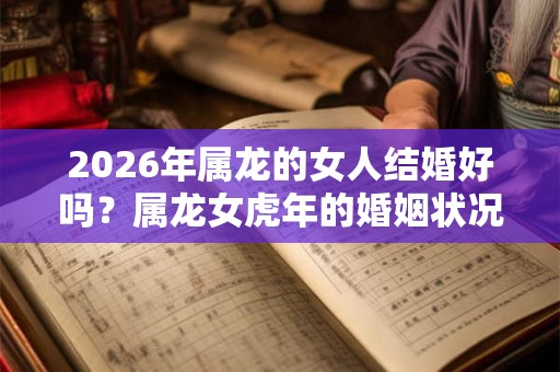 2026年属龙的女人结婚好吗?属龙女虎年的婚姻状况 2026年属龙的女人结婚好吗?属龙女虎年的婚姻状况