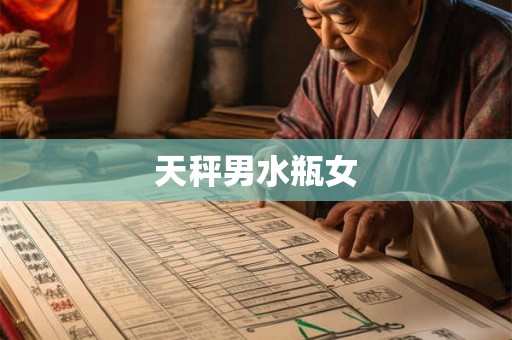 天秤男水瓶女