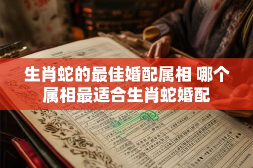 生肖蛇的最佳婚配属相 哪个属相最适合生肖蛇婚配 生肖蛇的最佳婚配属相 哪个属相最适合生肖蛇婚配