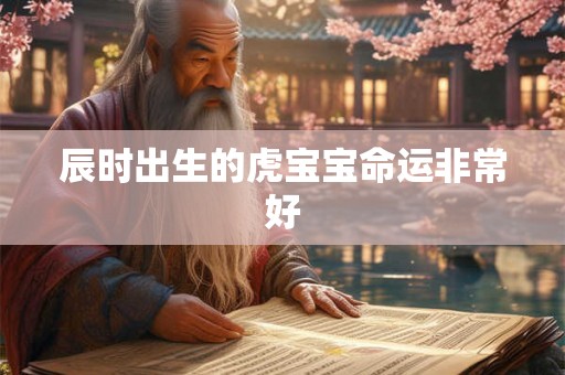 辰时出生的虎宝宝命运非常好
