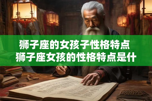 狮子座的女孩子性格特点 狮子座女孩的性格特点是什么