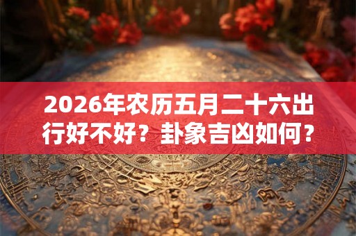 2026年农历五月二十六出行好不好？卦象吉凶如何？