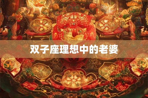 双子座理想中的老婆