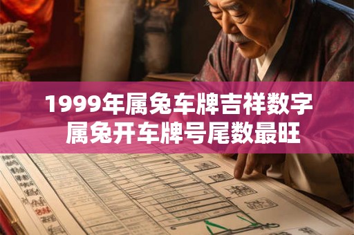 1999年属兔车牌吉祥数字  属兔开车牌号尾数最旺
