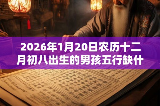 2026年1月20日农历十二月初八出生的男孩五行缺什么 2026年1月20日农历十二月初八出生的男孩五行缺什么