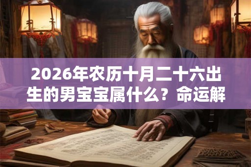 2026年农历十月二十六出生的男宝宝属什么？命运解析