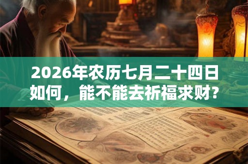 2026年农历七月二十四日如何，能不能去祈福求财？