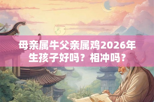 母亲属牛父亲属鸡2026年生孩子好吗？相冲吗？