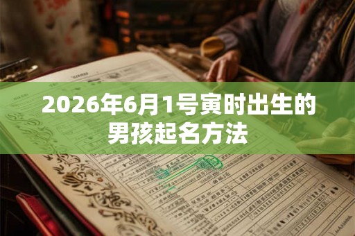 2026年6月1号寅时出生的男孩起名方法 2026年6月1号寅时出生的男孩起名方法