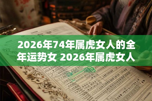2026年74年属虎女人的全年运势女 2026年属虎女人运势如何