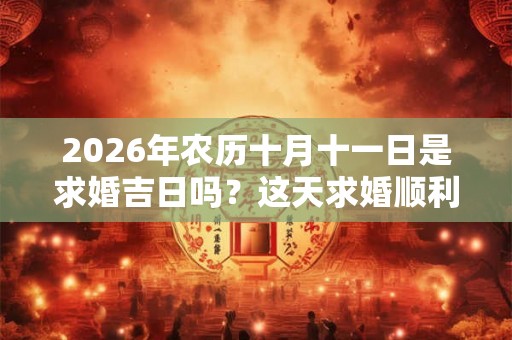 2026年农历十月十一日是求婚吉日吗？这天求婚顺利吗？