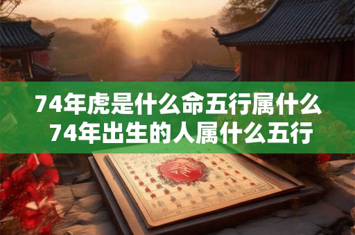 74年虎是什么命五行属什么 74年出生的人属什么五行