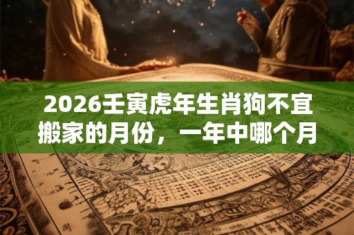 2026壬寅虎年生肖狗不宜搬家的月份，一年中哪个月搬家好？
