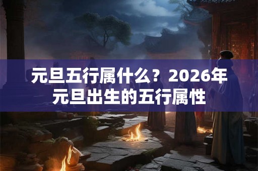 元旦五行属什么？2026年元旦出生的五行属性
