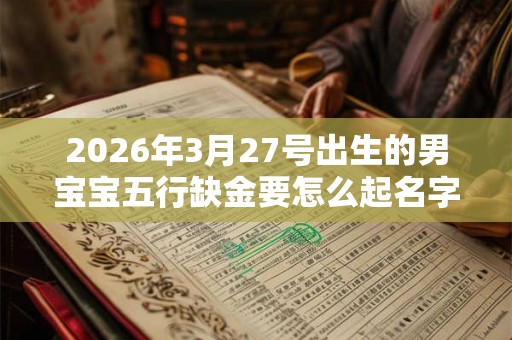 2026年3月27号出生的男宝宝五行缺金要怎么起名字 2026年3月27号出生的男宝宝五行缺金要怎么起名字