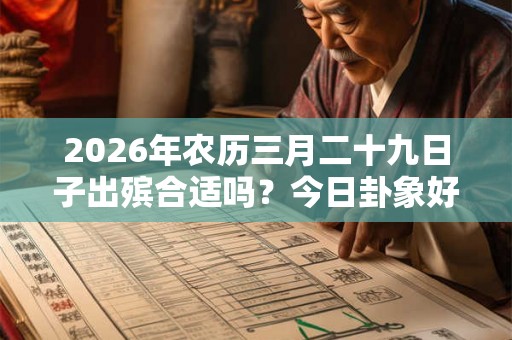 2026年农历三月二十九日子出殡合适吗？今日卦象好不好？