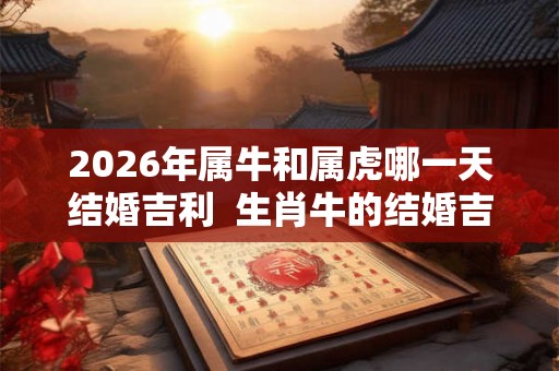 2026年属牛和属虎哪一天结婚吉利  生肖牛的结婚吉日