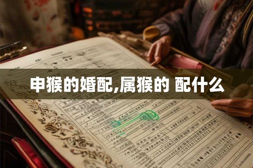 申猴的婚配,属猴的 配什么