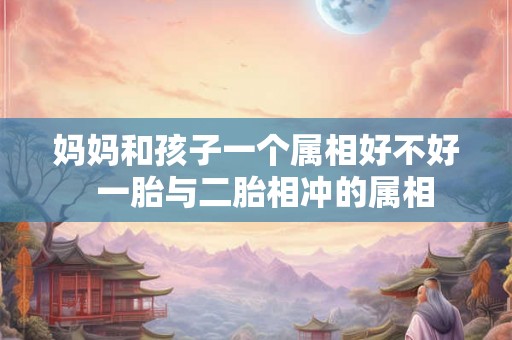 妈妈和孩子一个属相好不好  一胎与二胎相冲的属相