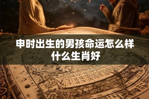 申时出生的男孩命运怎么样 什么生肖好 申时出生的男孩命运怎么样 什么生肖好
