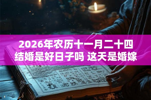 2026年农历十一月二十四结婚是好日子吗 这天是婚嫁吉日吗