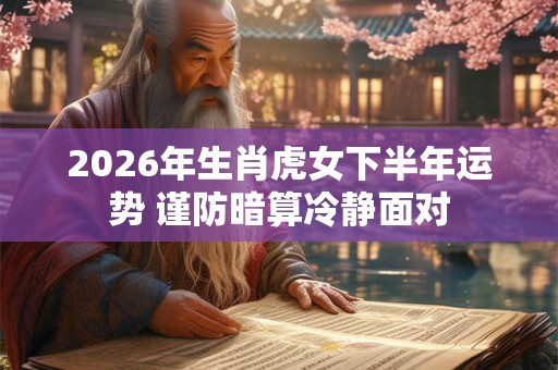 2026年生肖虎女下半年运势 谨防暗算冷静面对