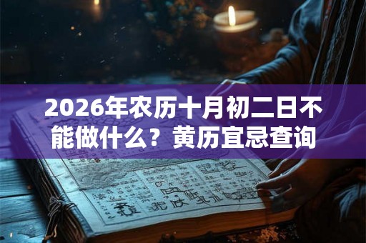 2026年农历十月初二日不能做什么？黄历宜忌查询