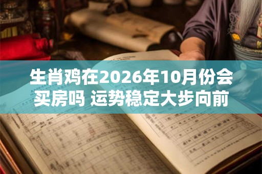 生肖鸡在2026年10月份会买房吗 运势稳定大步向前