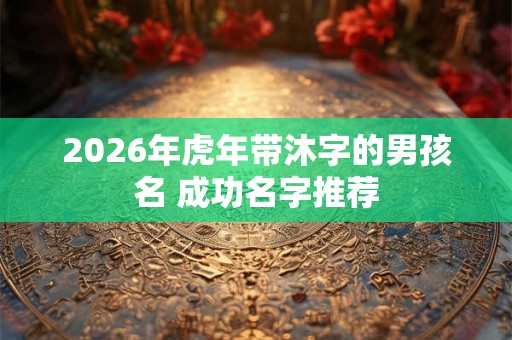 2026年虎年带沐字的男孩名 成功名字推荐 2026年虎年带沐字的男孩名 成功名字推荐