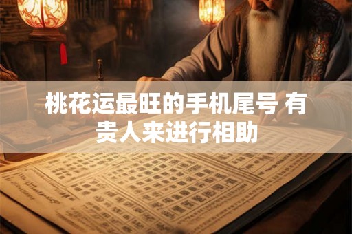 桃花运最旺的手机尾号 有贵人来进行相助