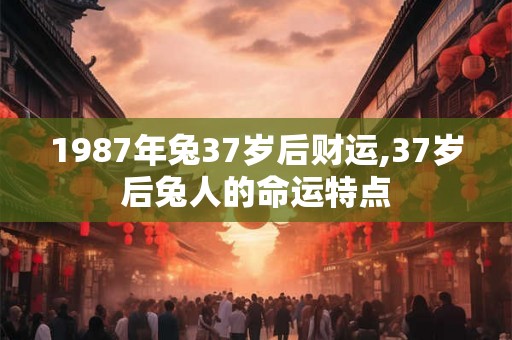 1987年兔37岁后财运,37岁后兔人的命运特点
