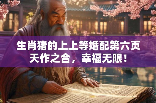 生肖猪的上上等婚配第六页天作之合，幸福无限！