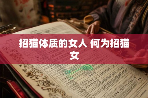 招猫体质的女人 何为招猫女