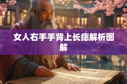 女人右手手背上长痣解析图解