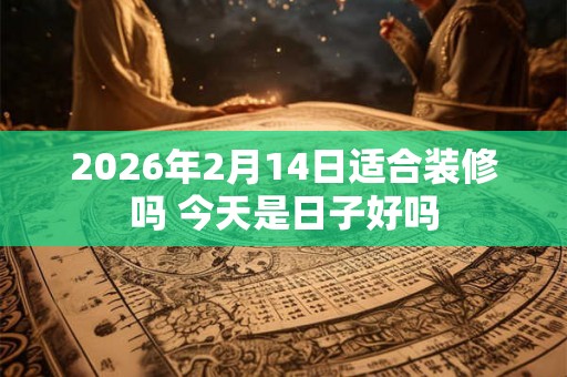 2026年2月14日适合装修吗 今天是日子好吗