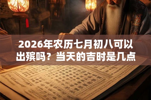 2026年农历七月初八可以出殡吗？当天的吉时是几点？