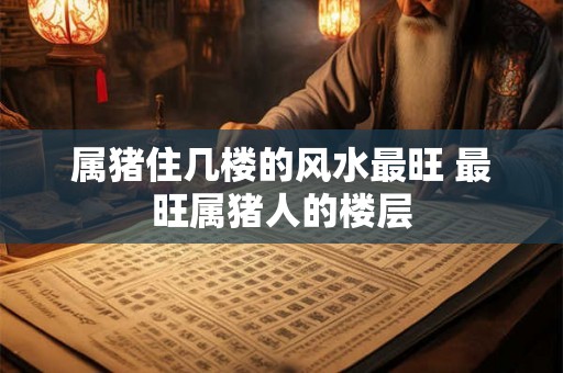 属猪住几楼的风水最旺 最旺属猪人的楼层