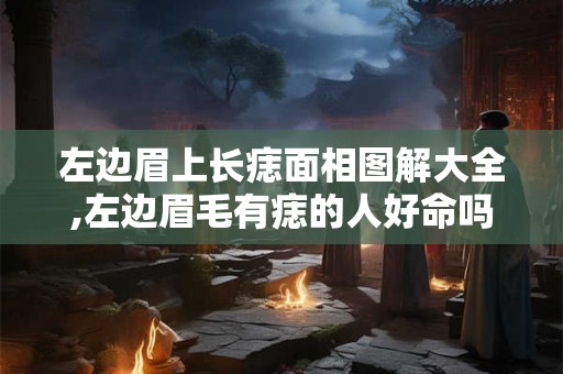 左边眉上长痣面相图解大全,左边眉毛有痣的人好命吗？